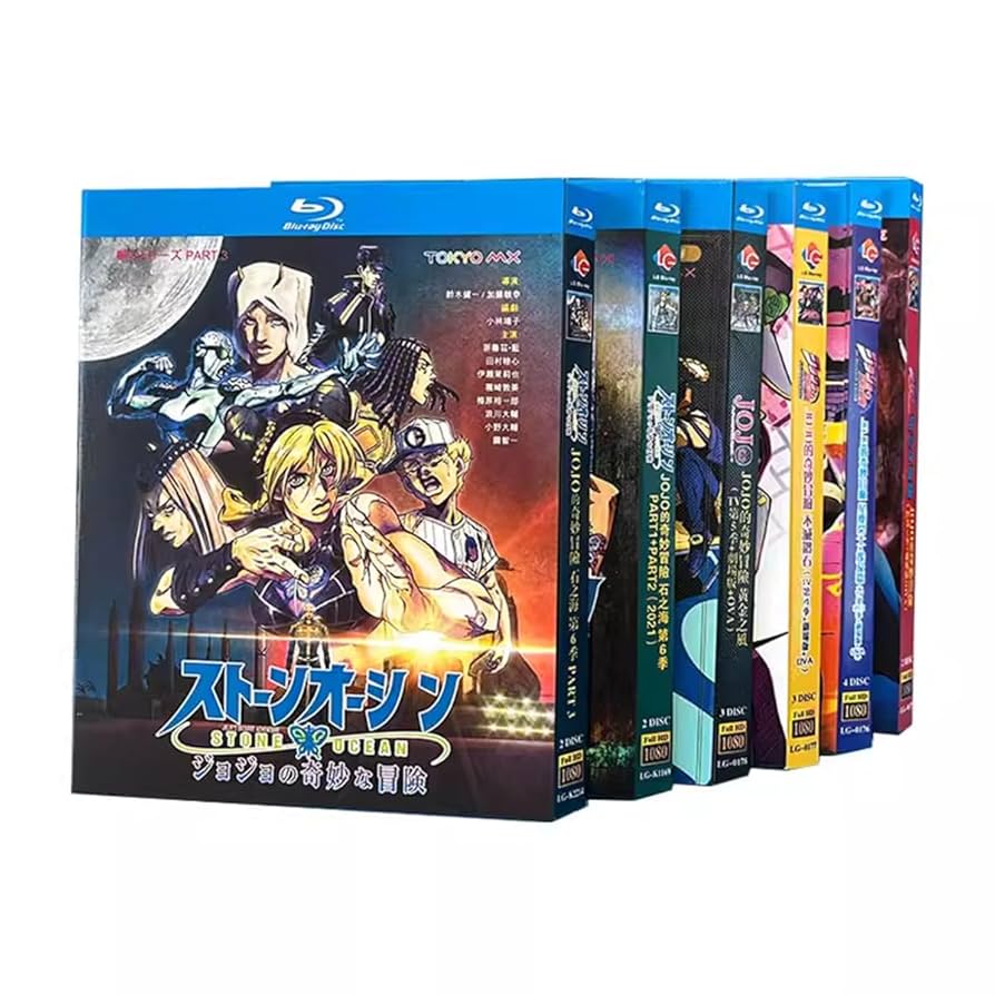 ジョジョの奇妙な冒険 1〜6部全巻セット 保護フィルム付き ジョジョの