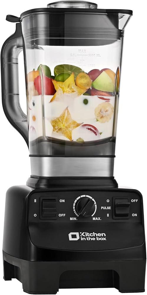 Amazon | Kitchen in the box ミキサー ブレンダー 大容量 2L 氷も