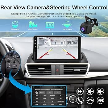 Amazon.com: NHOPEEW [2+64G] for Mazda 3 Axela 2014-2019 Car Radio