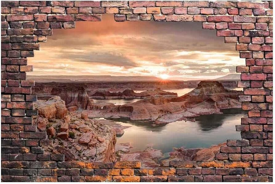 wall26 - Large Wall Mural - Majestic Landscape Viewed Through a