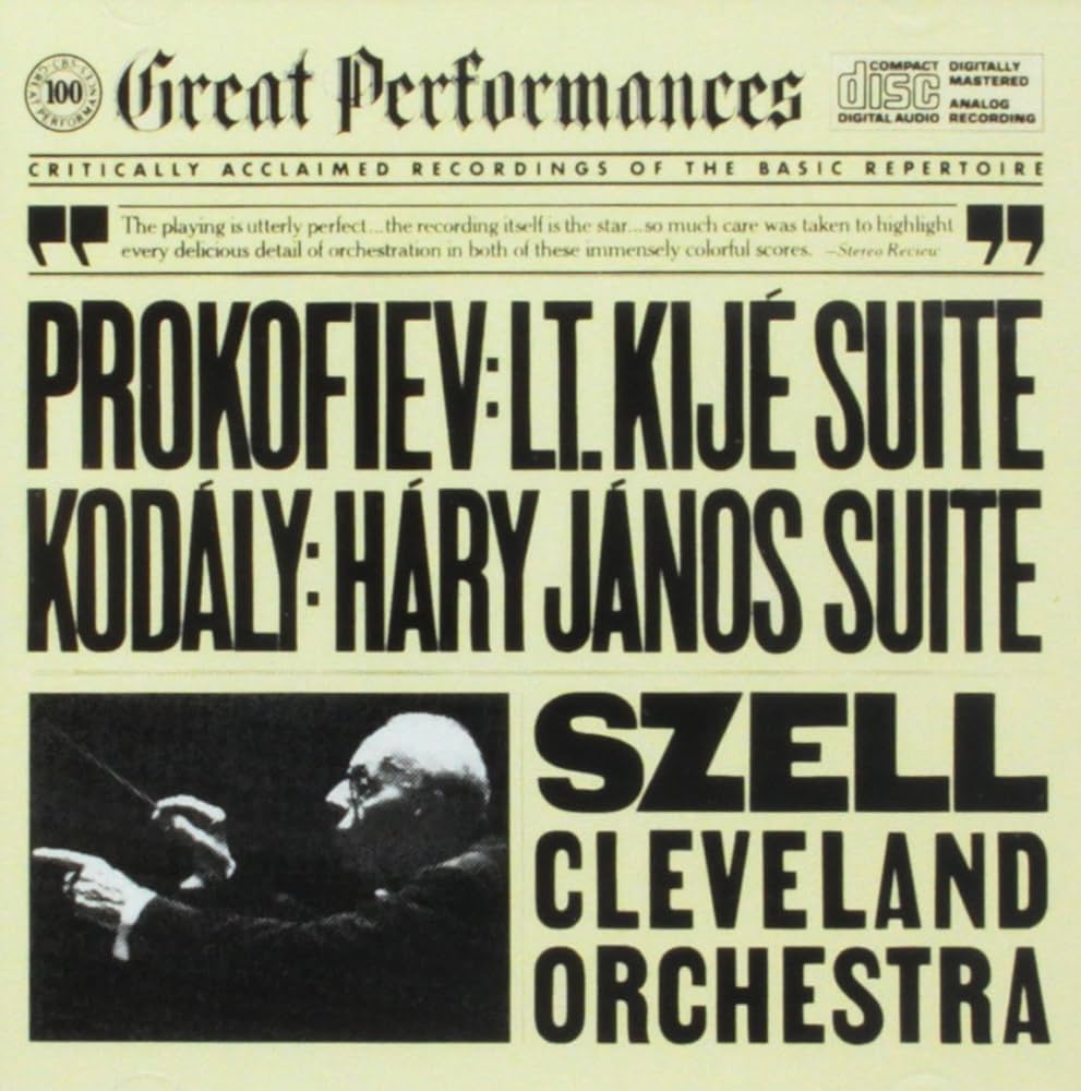 Sergei Prokofiev, Zoltan Kodaly, George Szell, Cleveland Orchestra
