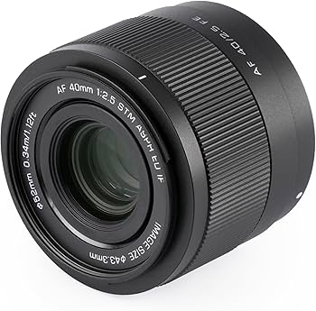 VILTROX AF 40mm f2.5 FE Full Frame Lens for Sony, 40mm f/2.5 Prime