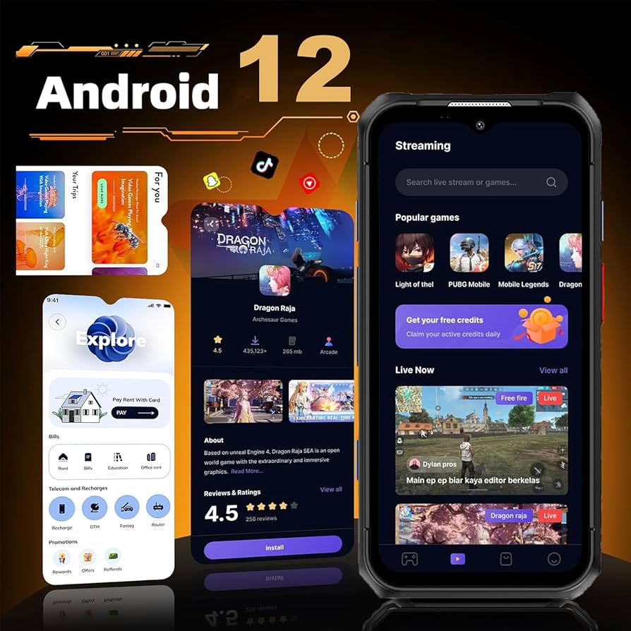 Amazon | ミニスマートフォン、3.88インチ4gフルスクリーン