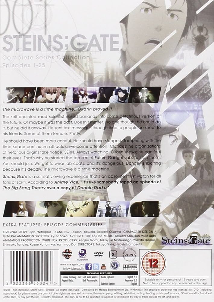 Amazon.co.jp: STEINS;GATE コンプリート DVD-BOX (全25話, 625分
