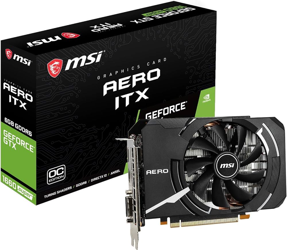 Amazon | MSI GeForce GTX 1660 SUPER AERO ITX OC グラフィックス