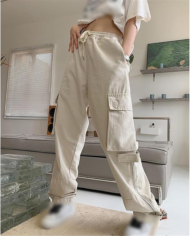 Cargo Pants Women High Waist Women's Pants Womens Side Pocket