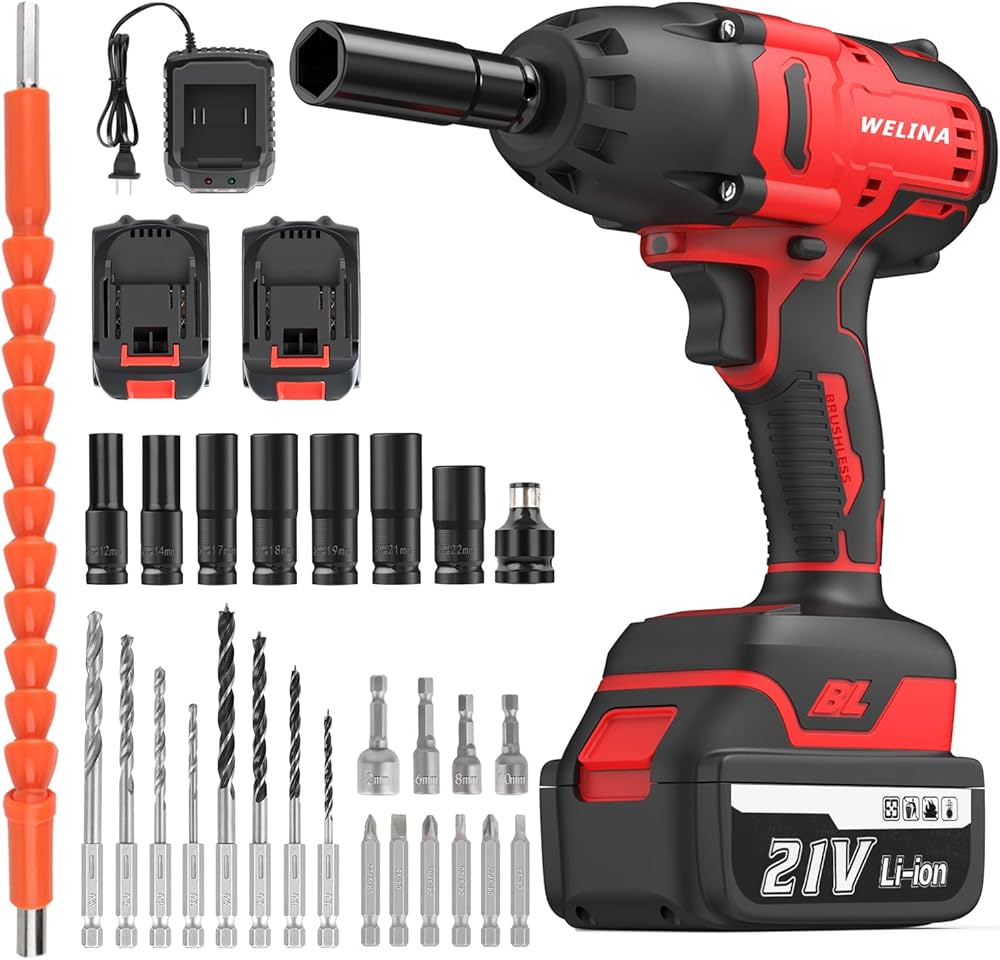 Amazon | [ウェリナ] 電動インパクトレンチ 電動レンチ コードレス