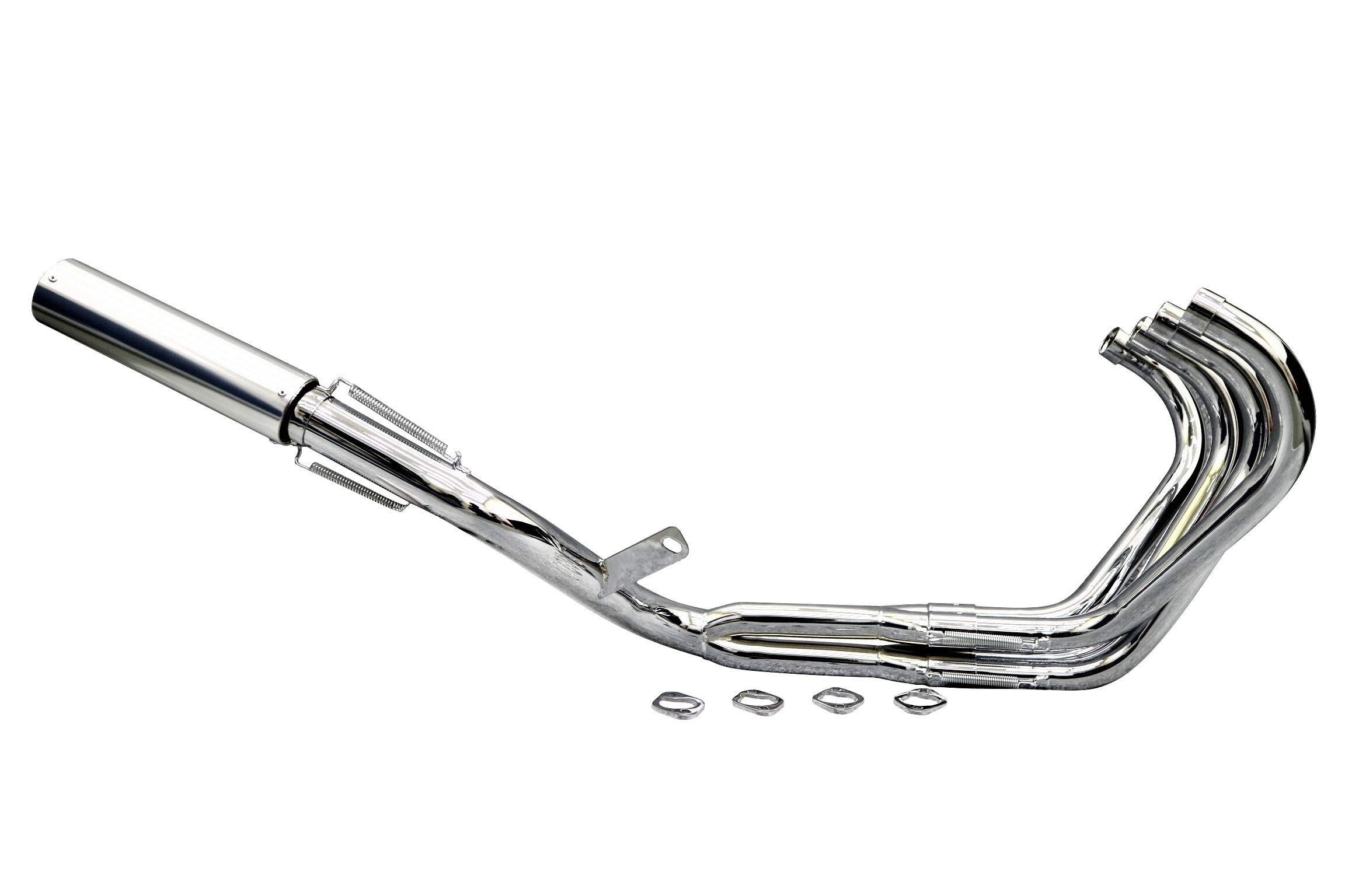 Amazon | CB400SF NC31 DJガニマタ6分割マフラー メッキ アウター