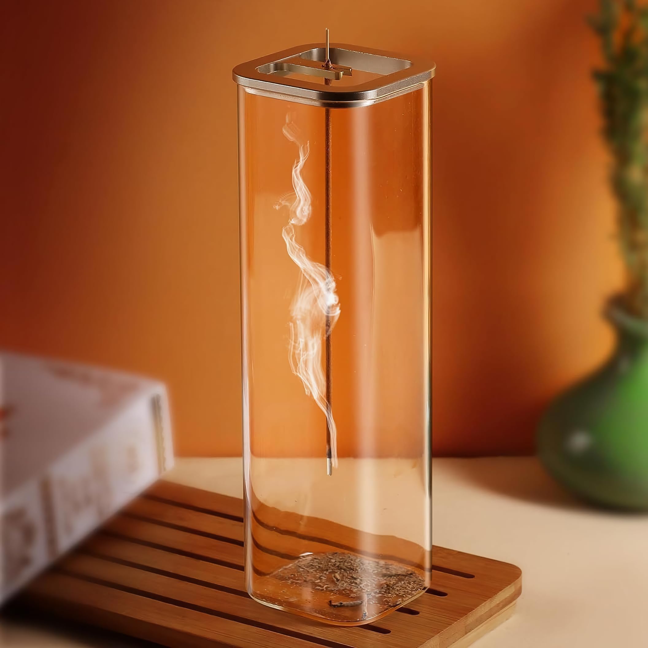 Amazon｜L CLOVER お香立て 灰が飛ばない 灰がこぼれない 線香立て