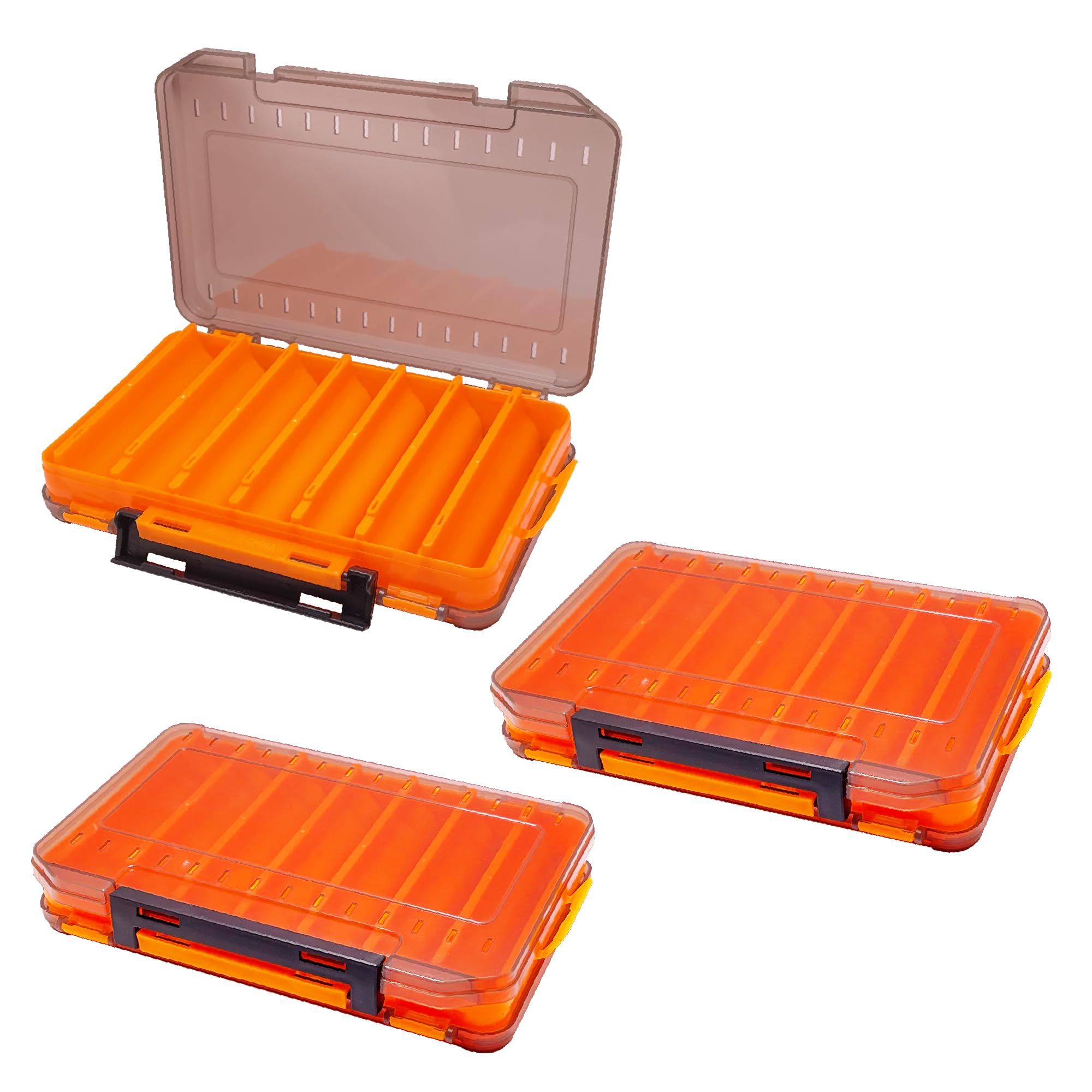 Amazon.co.jp: ルアーケース 両面収納 ミノー/エギ/ジグ対応 3個セット