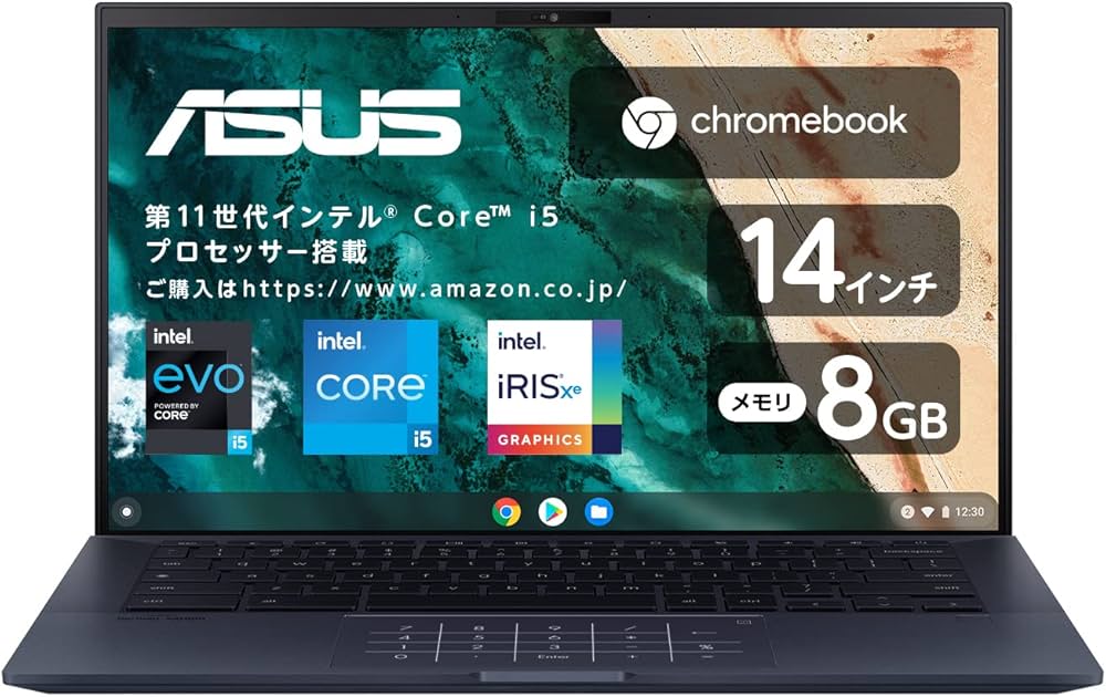 Amazon.co.jp: ASUS Chromebook CX9 ノートパソコン (14インチ 日本語