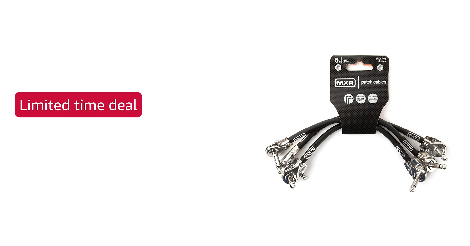 Amazon.com: MXR Patch Cable 6 in|15 cm - 3 Pack (3PDCP06