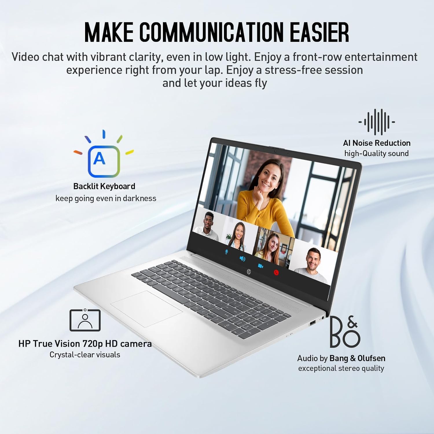 Amazon.co.jp: HP 17.3インチ HD+ タッチスクリーンノートパソコン