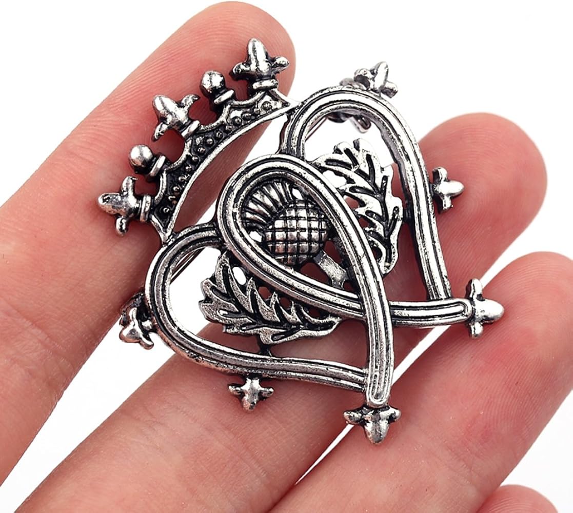 Amazon.com: Traditional Scottish Style Luckenbooth Brooch Pin