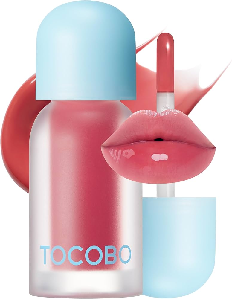 Amazon.com: TOCOBO Juicy Berry Plumping Lip Oil 18 Cozy Pink