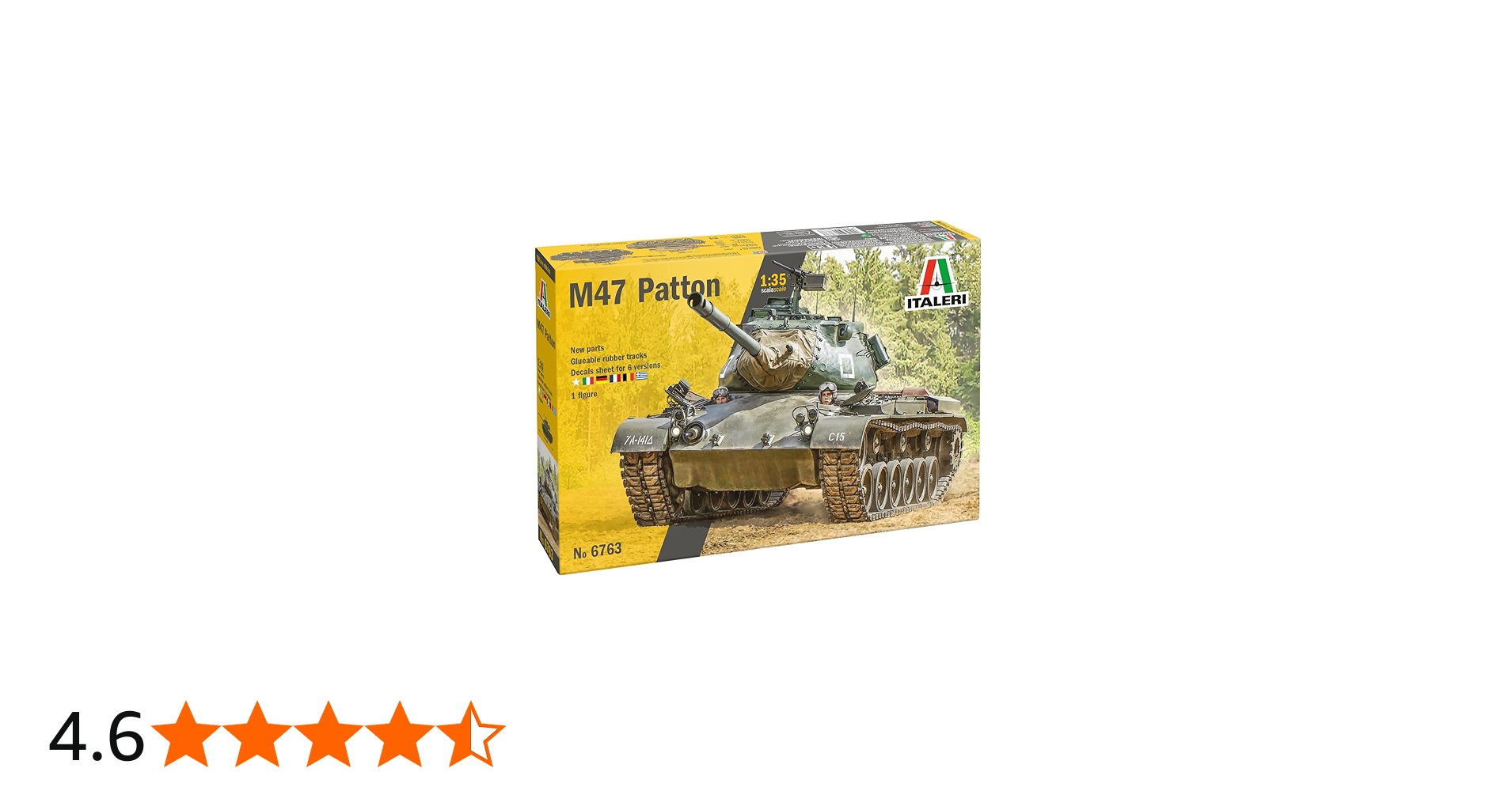 イタレリ 1/35 M47 完成品 戦車 模型 プラモデル ポルトガル イタレリ