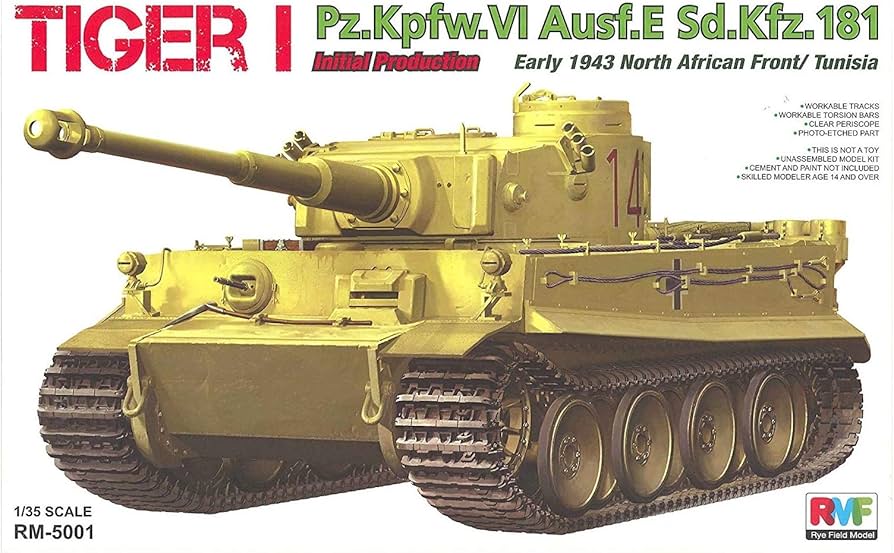 Amazon | ライフィールドモデル 1/35 タイガーI 重戦車 極初期型 1943