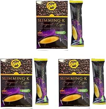 3 Boxes Slimming-K Coffee by Madam Kilay (30 Sachets) : Amazon.ca