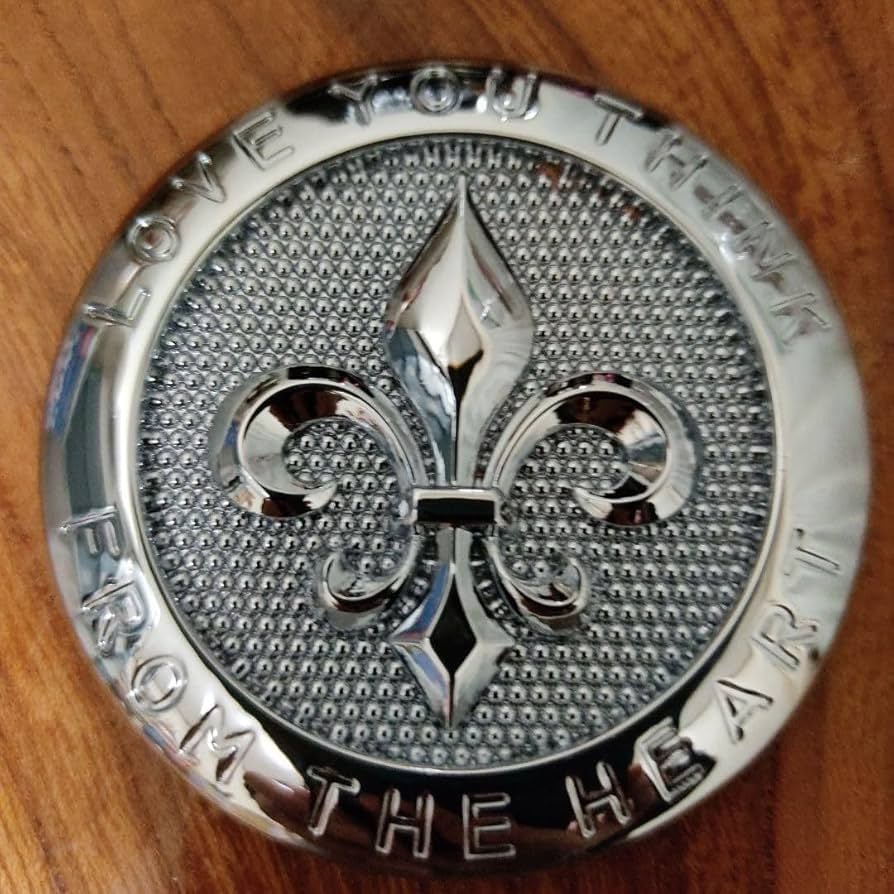 Amazon.co.jp: 2個セットユリの紋章（アイリス） のエンブレム