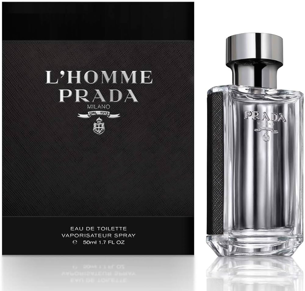 Amazon.com : Prada L'homme Eau De Toilette Spray for Men, 1.7 Fl