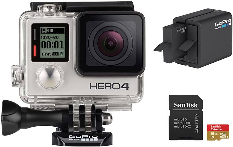 Amazon.com : GoPro Hero 4 Silver Edition 12MP Waterproof Sports
