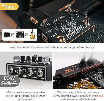 Amazon.com: JOYO Cabinet Simulator Pedal Dual Channel with Clean