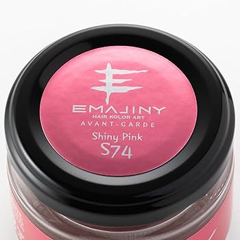 Amazon | エマジニー シャイニー ピンク ヘア カラーワックス 桃 36g