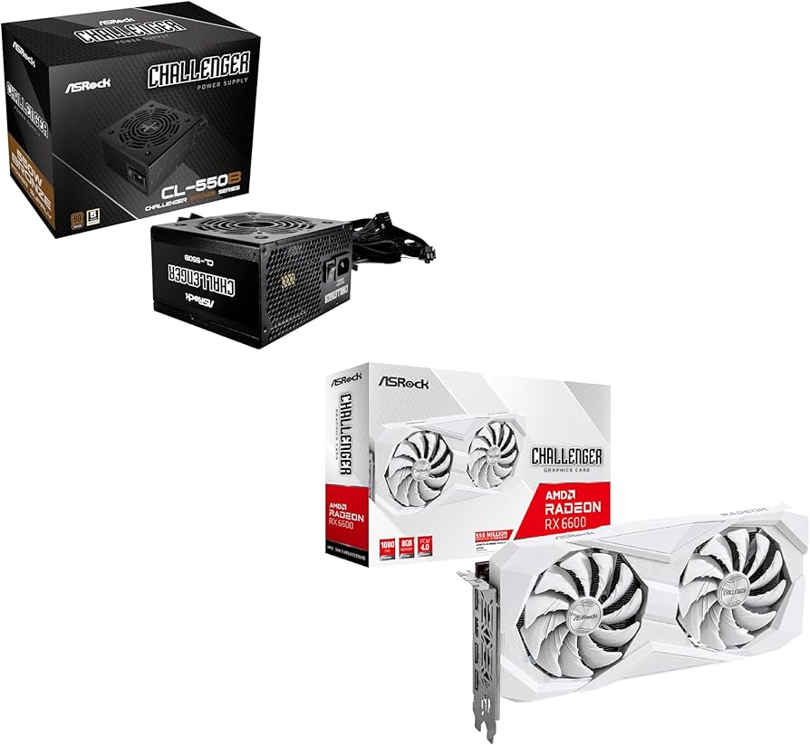 Amazon.com: ASRock AMD Radeon RX 6600 Challenger White 8GB GDDR6