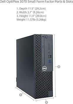 Amazon.com: Dell OptiPlex 3070 SFF Small Form Factor Desktop - 9th