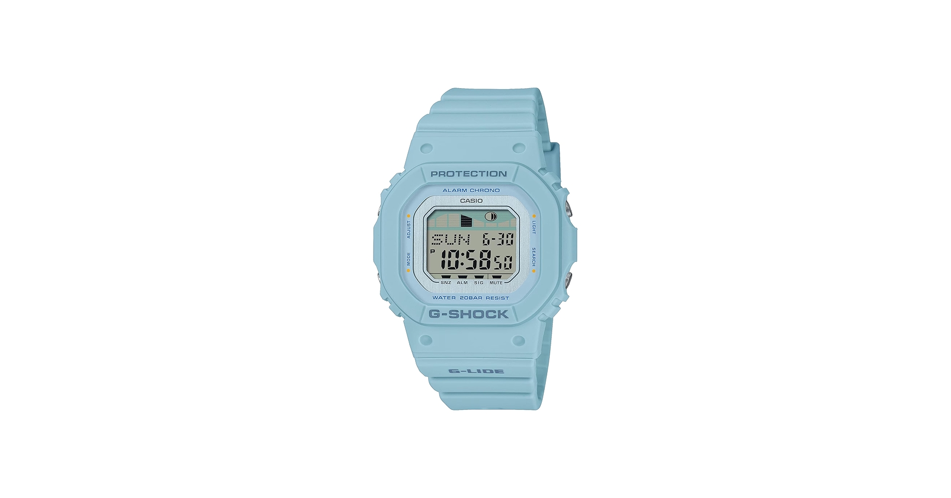 Amazon.com: CASIO G-Shock G-Lide Light Blue Digital Watch GLX