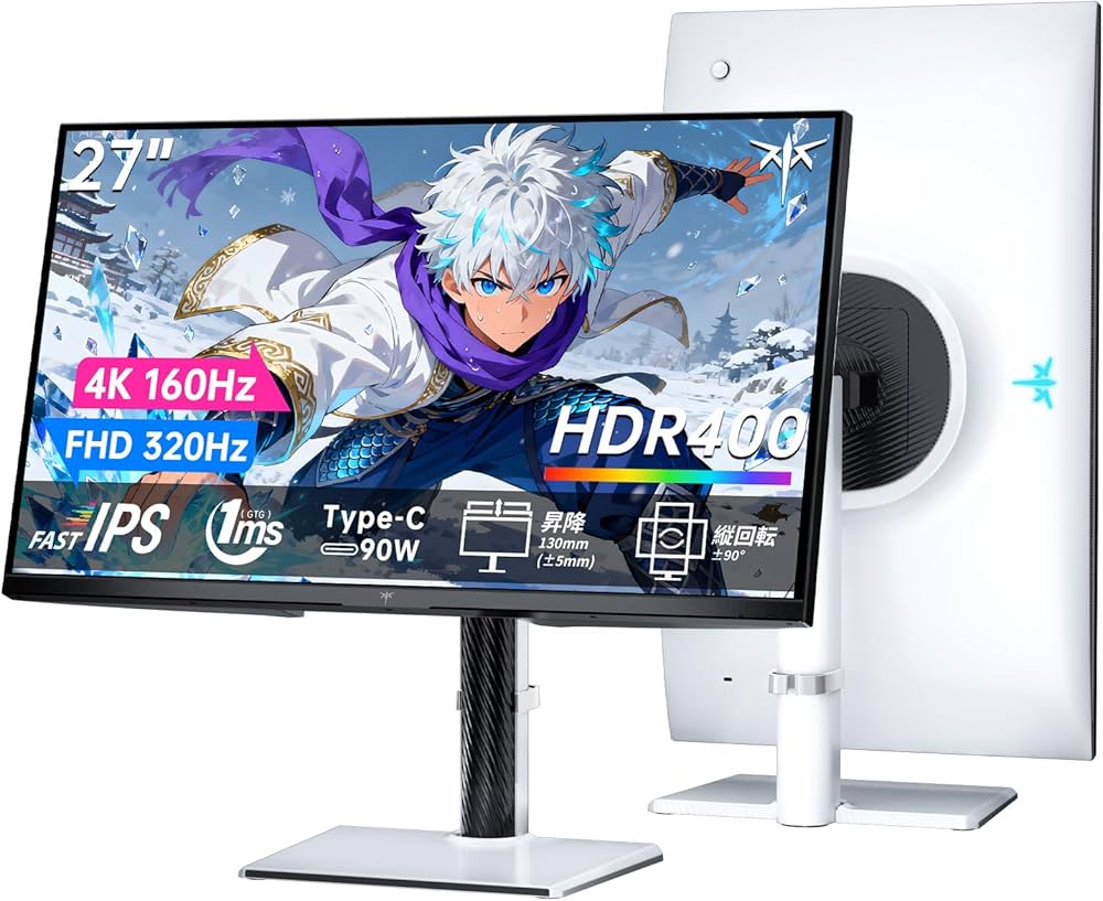 Amazon.co.jp: KEY TO COMBAT 27インチ 4K UHDゲーミングモニター FAST