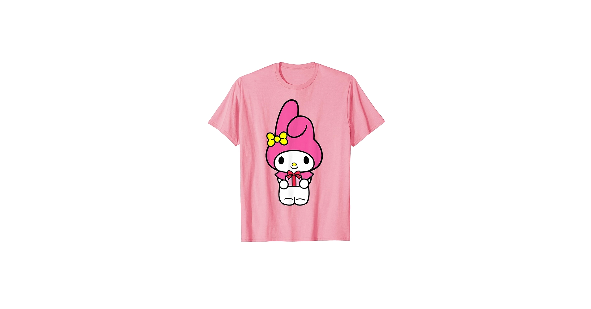 Amazon.com: My Melody Front and Back Tee Shirt T-Shirt : Clothing