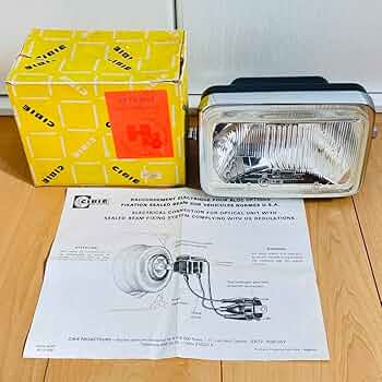 Amazon.co.jp: シビエ CIBIE 角型 ヘッドライト CBR400F 当時物 角目