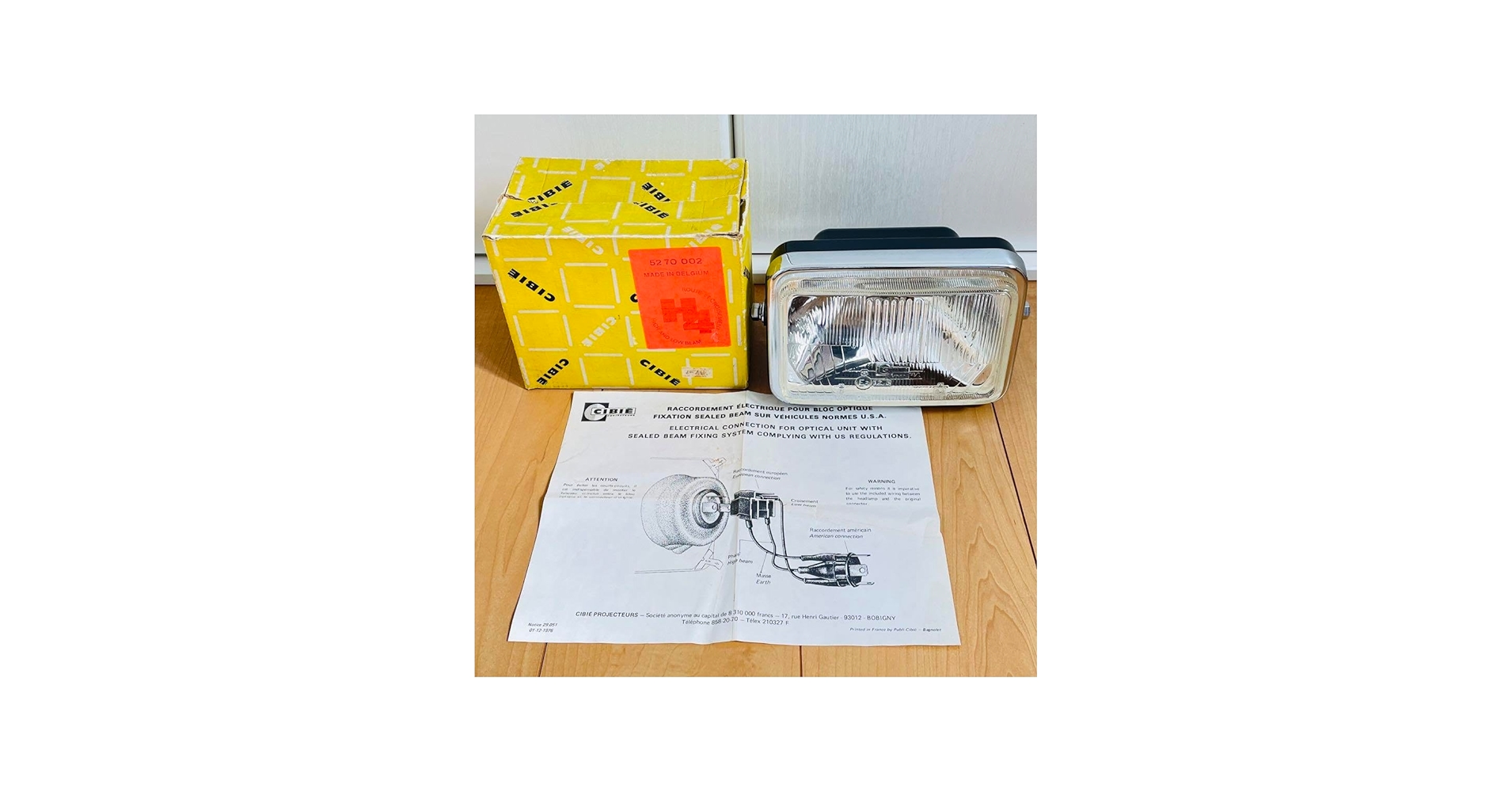 Amazon.co.jp: シビエ CIBIE 角型 ヘッドライト CBR400F 当時物 角目