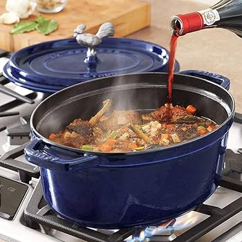 Amazon｜staub ストウブ 「 ピコ ココット オーバル グランブルー 31cm
