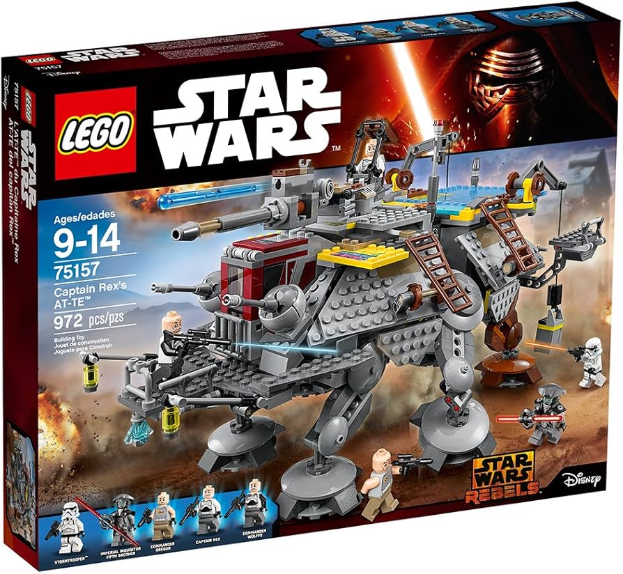 Amazon.com: LEGO Star Wars Captain Rex's at-TE 75157 Star Wars Toy