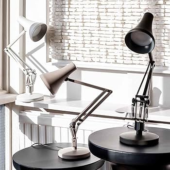 Anglepoise 90 Mini Mini Desk Lamp with Dimming Bulb, USB Power