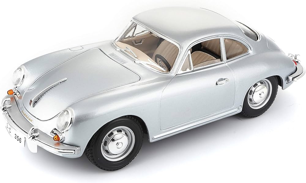 Bburago 1:18 Porsche 356B Coupe 1961, Silver : Amazon.in: Toys & Games
