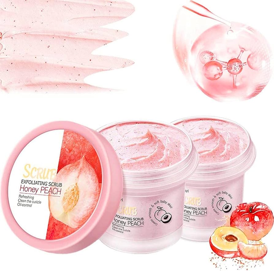 Amazon.co.jp: 2個 ピーチスムース＆タイトボディスクラブ、スキン