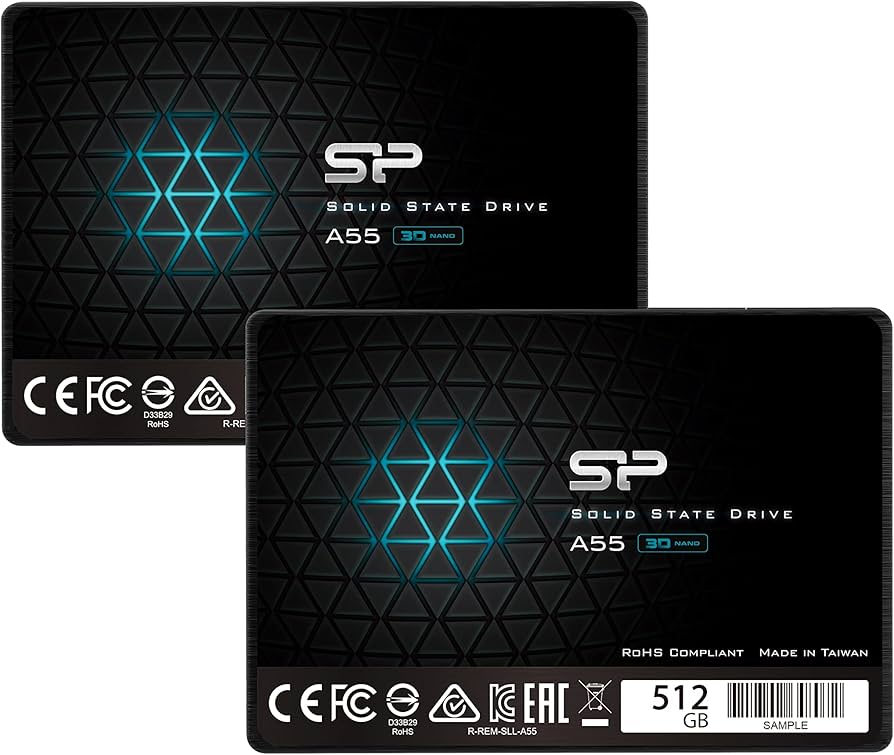 Amazon.com: Silicon Power 2-Pack 512GB SSD 3D NAND A55 SLC Cache