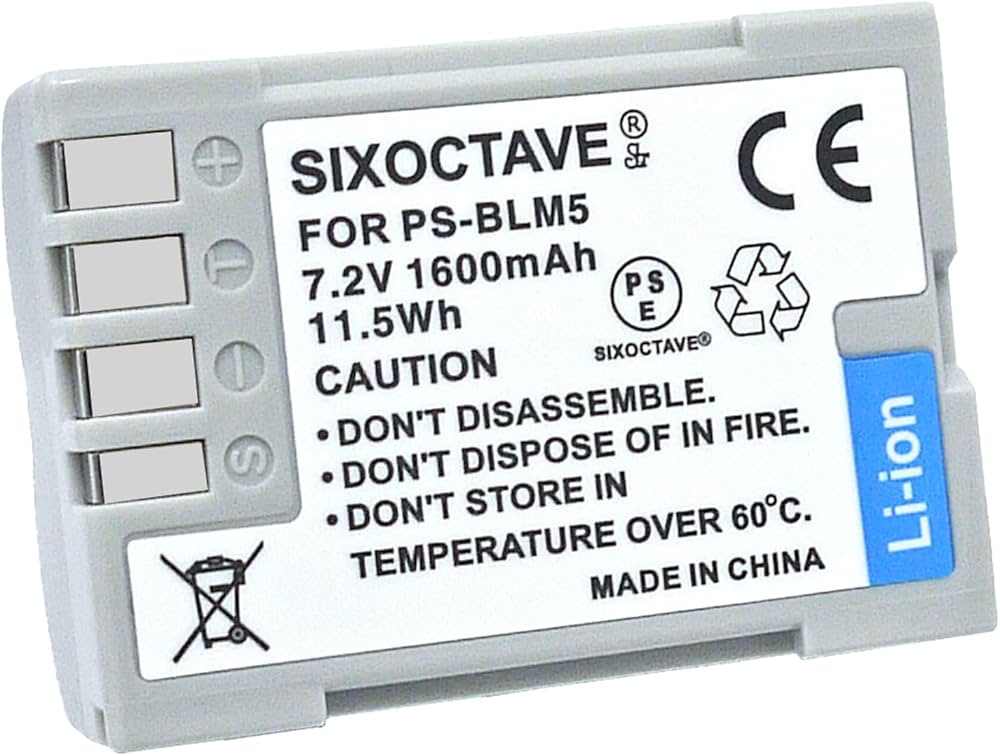 Amazon | [str] 大容量残量表示可能 オリンパス BLM-1/BLM-5 互換