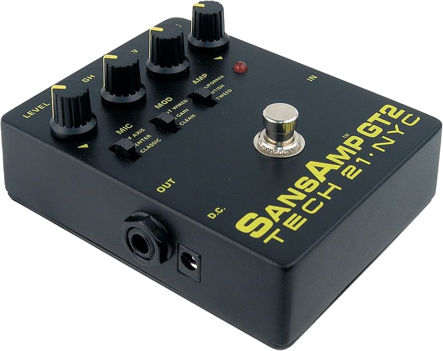 Amazon.com: Tech 21 SansAmp GT2 Tube Amp Emulator Pedal : Musical