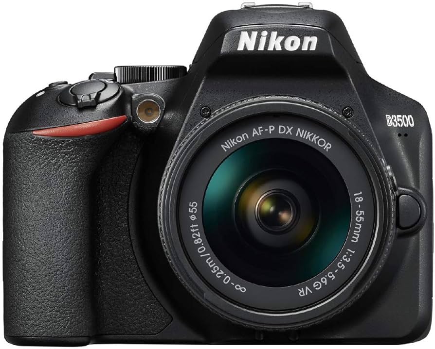 NIKON 7560 Câmera D3500 Dslr com Lentes de 18-55 Mm E 70-300 Mm