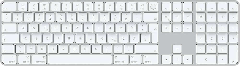 Apple Magic Keyboard with Touch ID and Numeric Keypad: Bluetooth