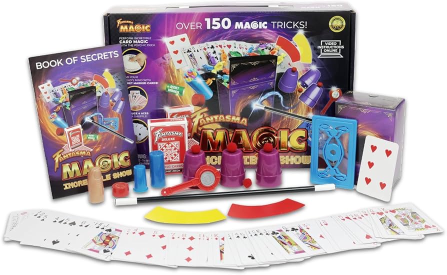 Amazon.com: Fantasma Most Incredible Show Magic Set-150+ Tricks