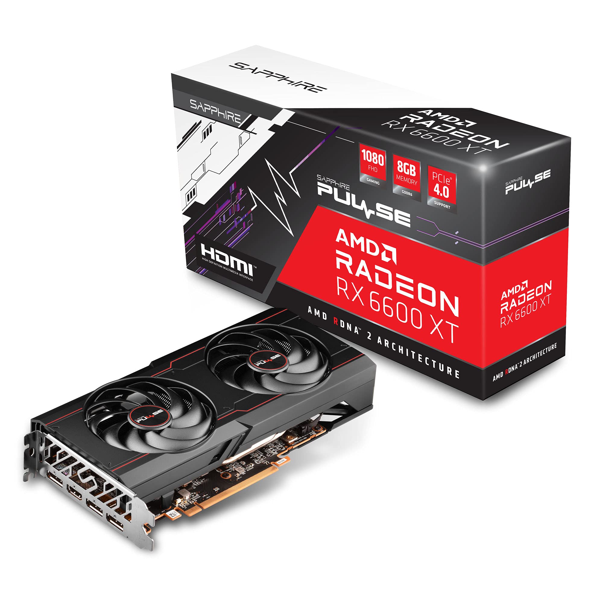 Amazon | Sapphire PULSE Radeon RX 6600 XT GAMING OC 8G