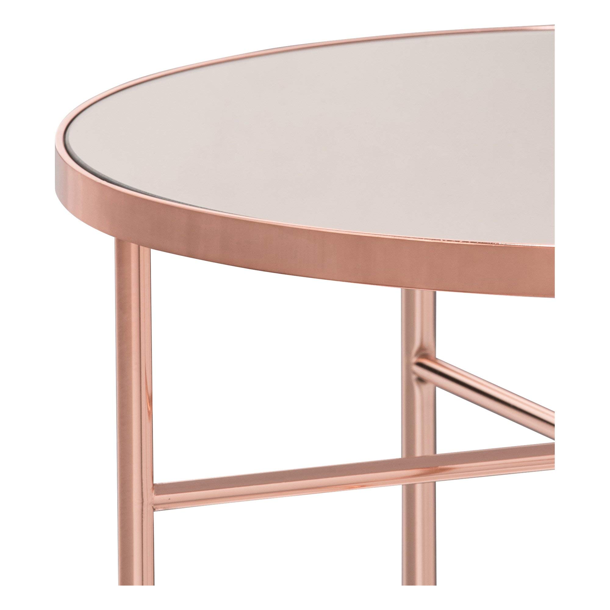 Amazon｜Francfranc マタン サイドテーブル コッパー ゴールド W42.5cm