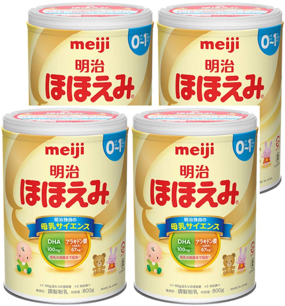 Amazon.co.jp: 明治 ほほえみ(景品付き) 800グラム (x 4) : 食品・飲料