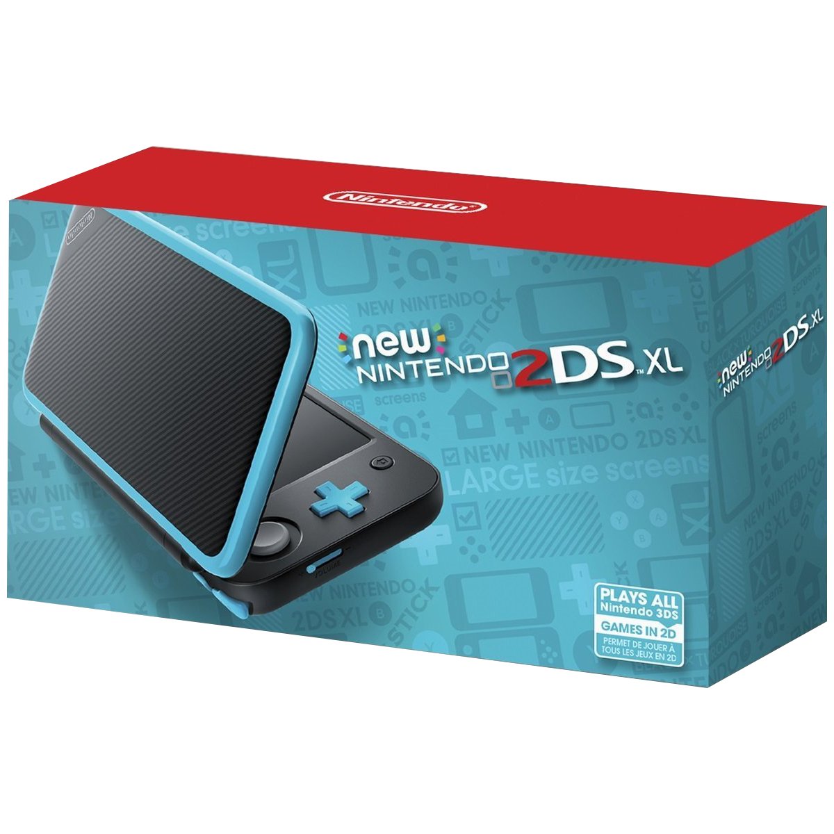 Amazon | New Nintendo 2DS XL - Black + Turquoise Nintendo