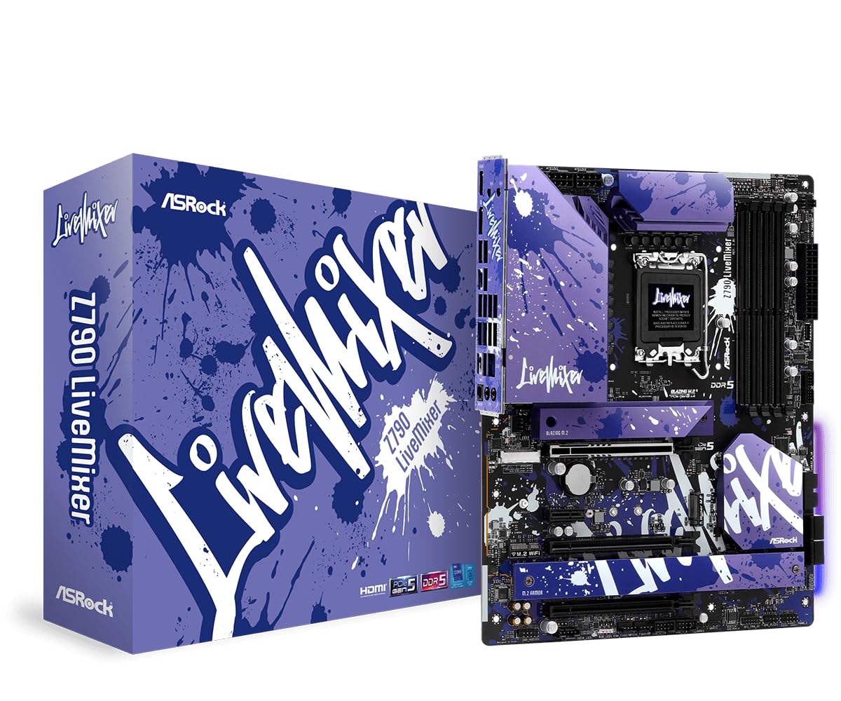 Amazon.com: Asrock Z790 LIVEMIXER, Intel Z790, 1700, ATX, 4 DDR5